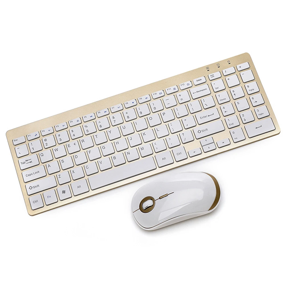 Zienstar ультра тонкий 2,4G Беспроводная клавиатура мышь комбо с usb-приемником для Macbook, компьютера, ПК, ноутбука, ТВ-бокса и Smart tv