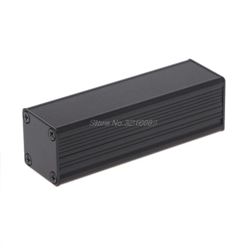 Новый алюминиевый корпус для электронного проекта DIY черный чехол 80x25x25 мм Oct29