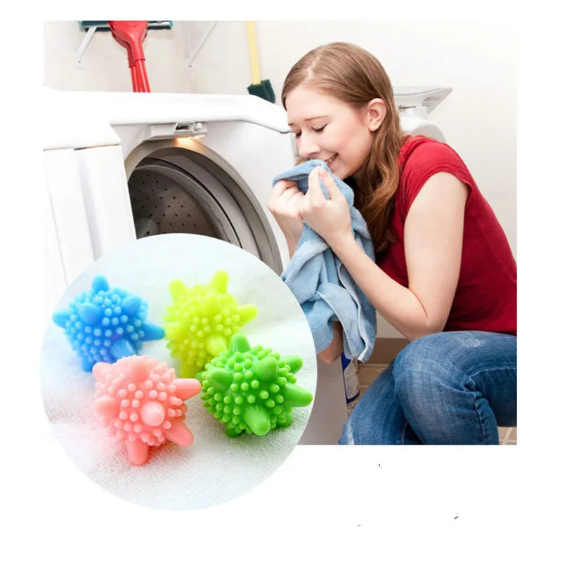 

6Pcs Reusable Laundry Balls Anti-Winding Eco-Friendly Magic Decontamination Washing Ball Keeping Laundry Fresh Dry Softener Ball