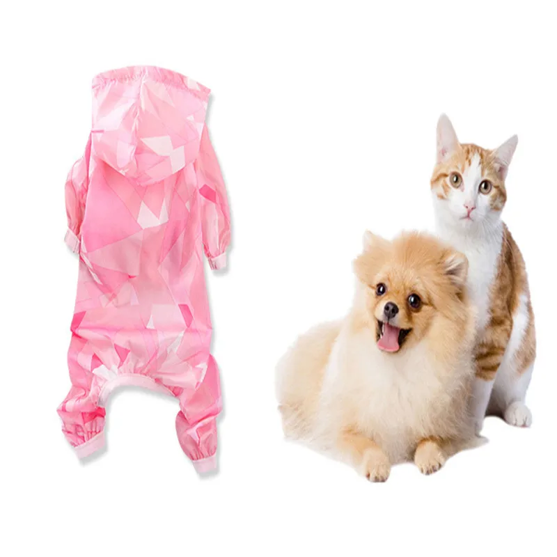 Летняя модная крутая одежда для домашних животных тонкая Солнцезащитная Одежда