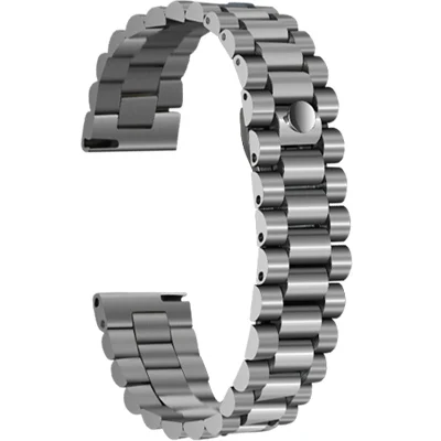 Silver Для дизельных часов 18 мм/20 мм/22 мм черный серебристый Высокое качество нержавеющая сталь ремешок для мужчин для женщин петля браслет золото - Цвет ремешка: Silver
