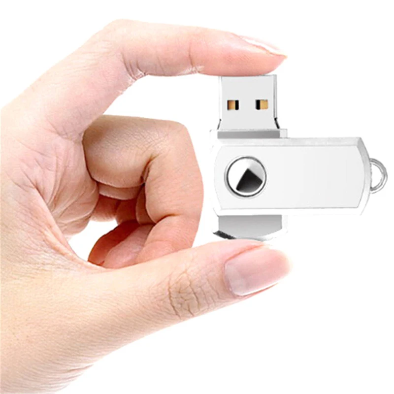 

new Stainless Steel USB 2.0 Pen Drive 1gb 2gb Usb Flash Drive Pendrive Usb Stick Flash Drive With Keychain Thumbdrive