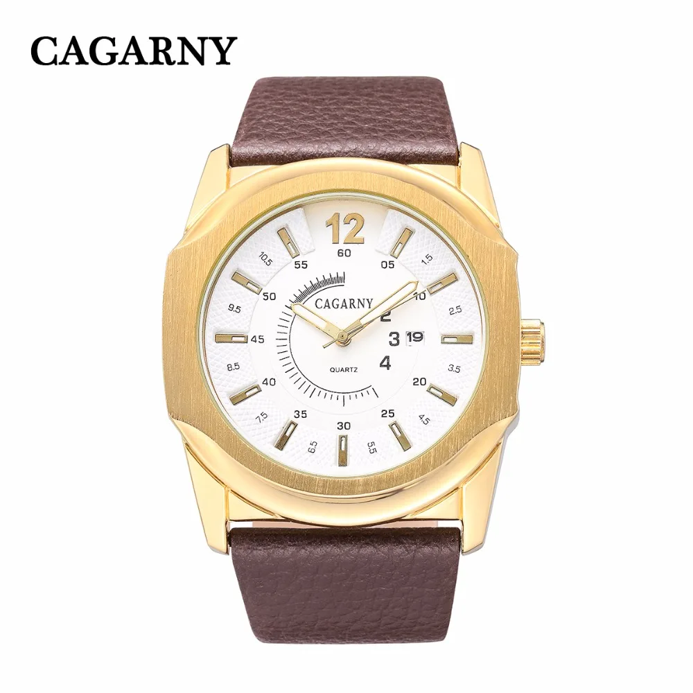 Роскошные брендовые часы мужские спортивные кварцевые золотистые зеркальные