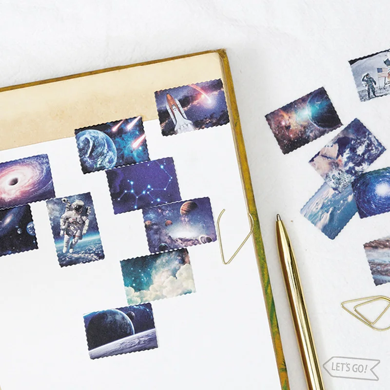 45 шт./лот винтажный мини бумажный стикер для поездки сделай сам дневник украшение