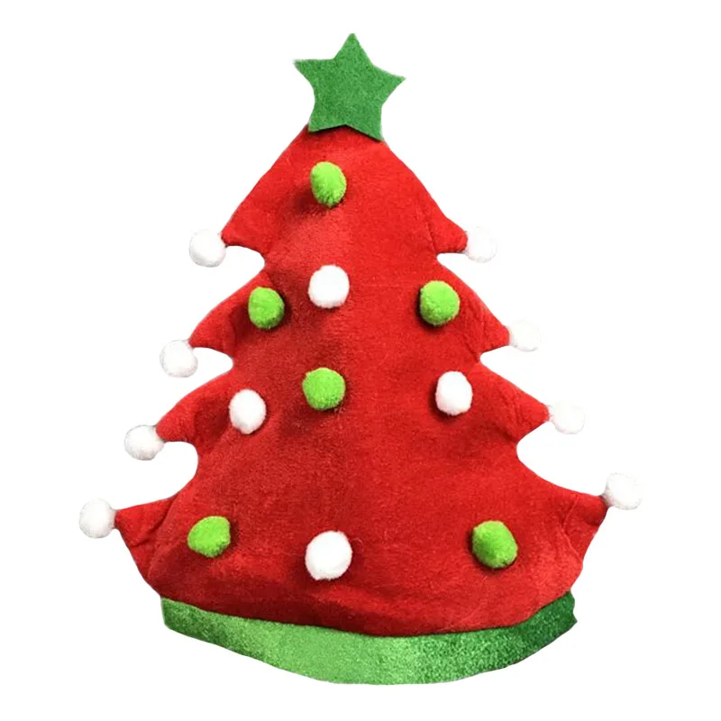 Tree Elf Hat Adults Women Girls Dress Props Party Hats Caps Tutu Cosplay wedding birthday|christmas tree|christmas christmaschristmas women |
