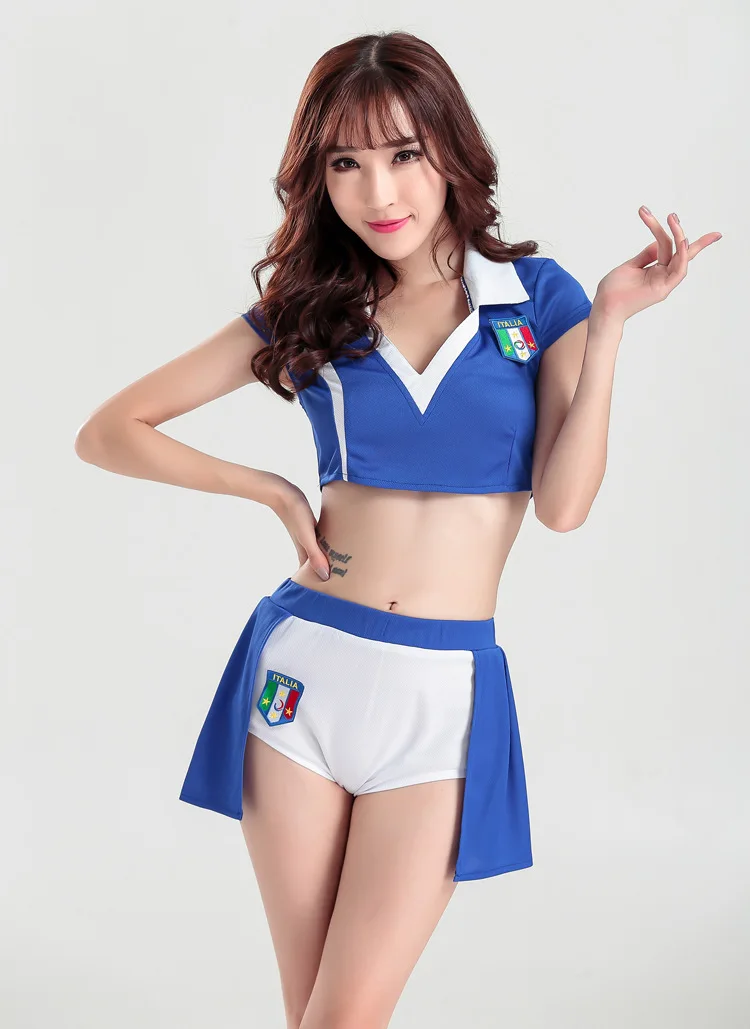 Сексуальный костюм Болельщицы для девочек сексуальное женское белье школьная