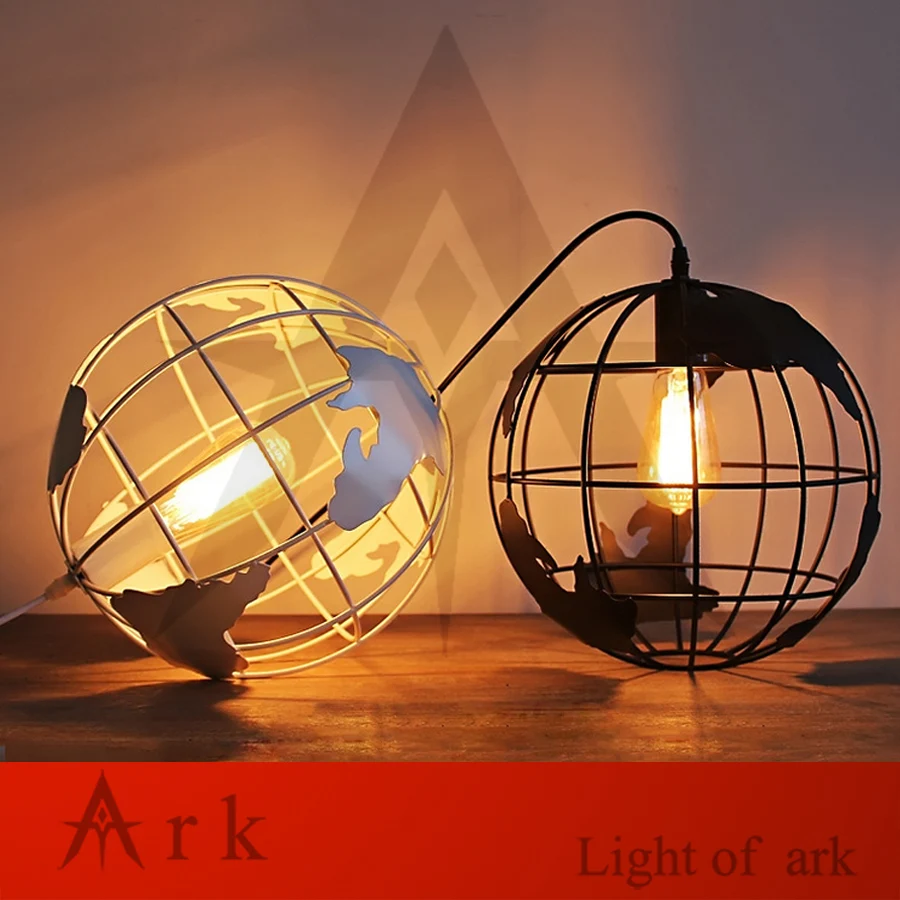 Современные подвесные светильники в глобальной форме земли для гостиной