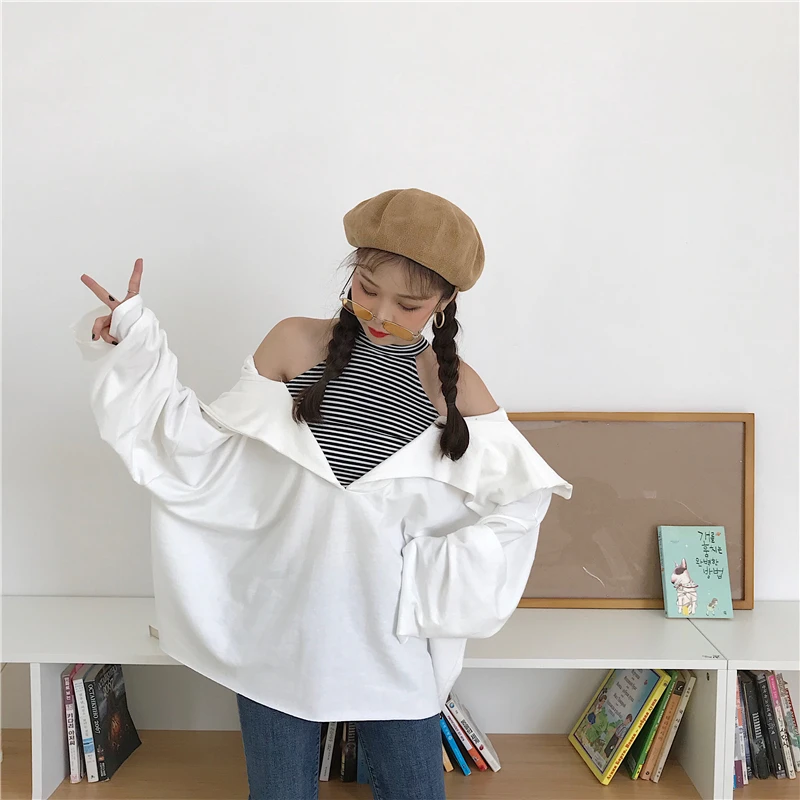 WHITNEY WANG Осенняя модная уличная одежда с вырезами, Лоскутная Объемная толстовка, женские толстовки с капюшоном, пуловеры с молнией