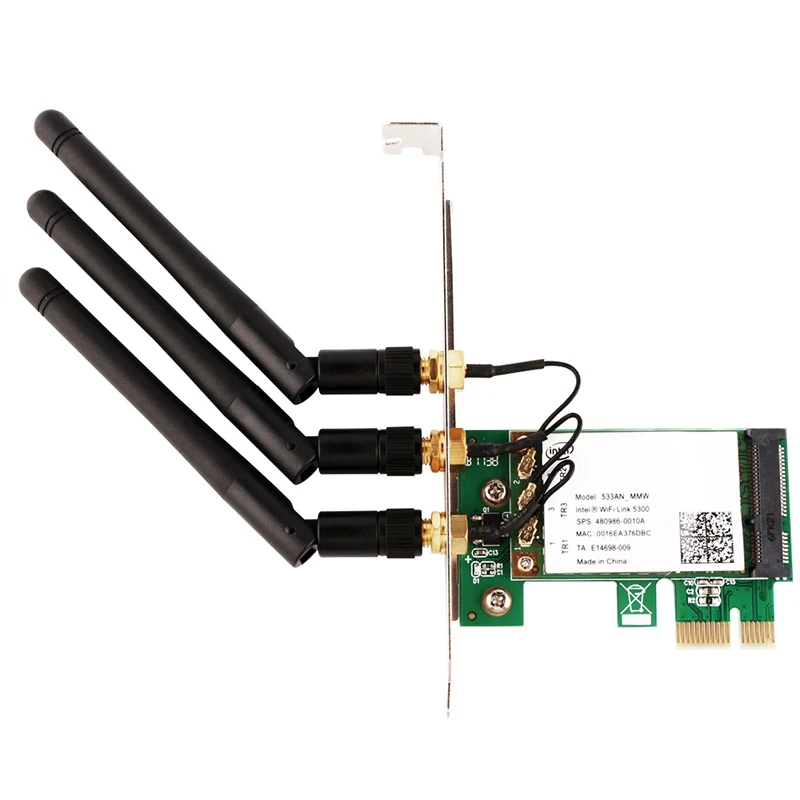 450 м двухдиапазонный Wie5300 5 ГГц/2 4 ГГц Pci E беспроводной Wifi сетевой адаптер карта для