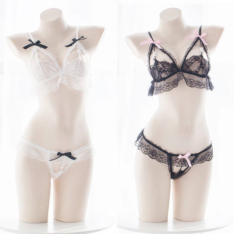 FGO анимация милый сексуальный просвечивающий кружевное белье с открытой грудью