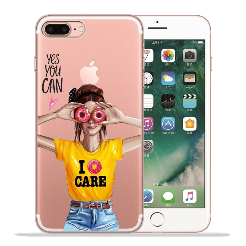 14 Модный чехол для телефона Super mom Dad Girl для iPhone 8 7 6 6S Plus X XS MAX XR 10 мягкий силиконовый чехол Etui - Цвет: 14