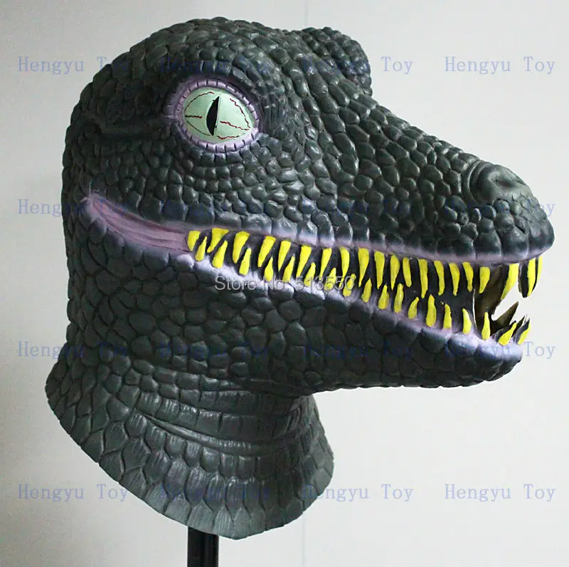 

Realistic Animal Dinosaur Latex Mask for Halloween Party Fancy Dress