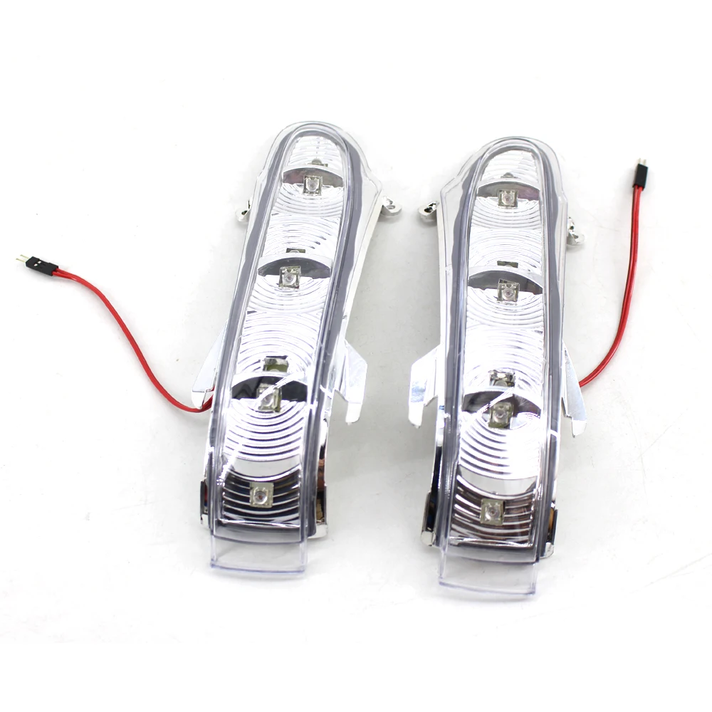 2 шт./компл. подходит для 99-03 Benz W220 S320 S430 S500 W215 светодиодный светильник с зеркальным