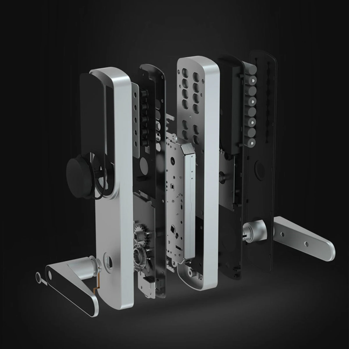 Умный поворотный дверной замок Xiaomi Zelkova с паролем, без ключа, интеллектуальный замок безопасности