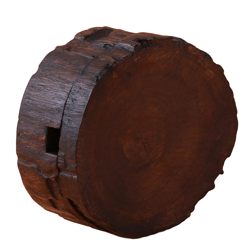 Твердая пепельница Creative Wood Features со столиком для SPA-процедур с крышкой и декором из дерева.