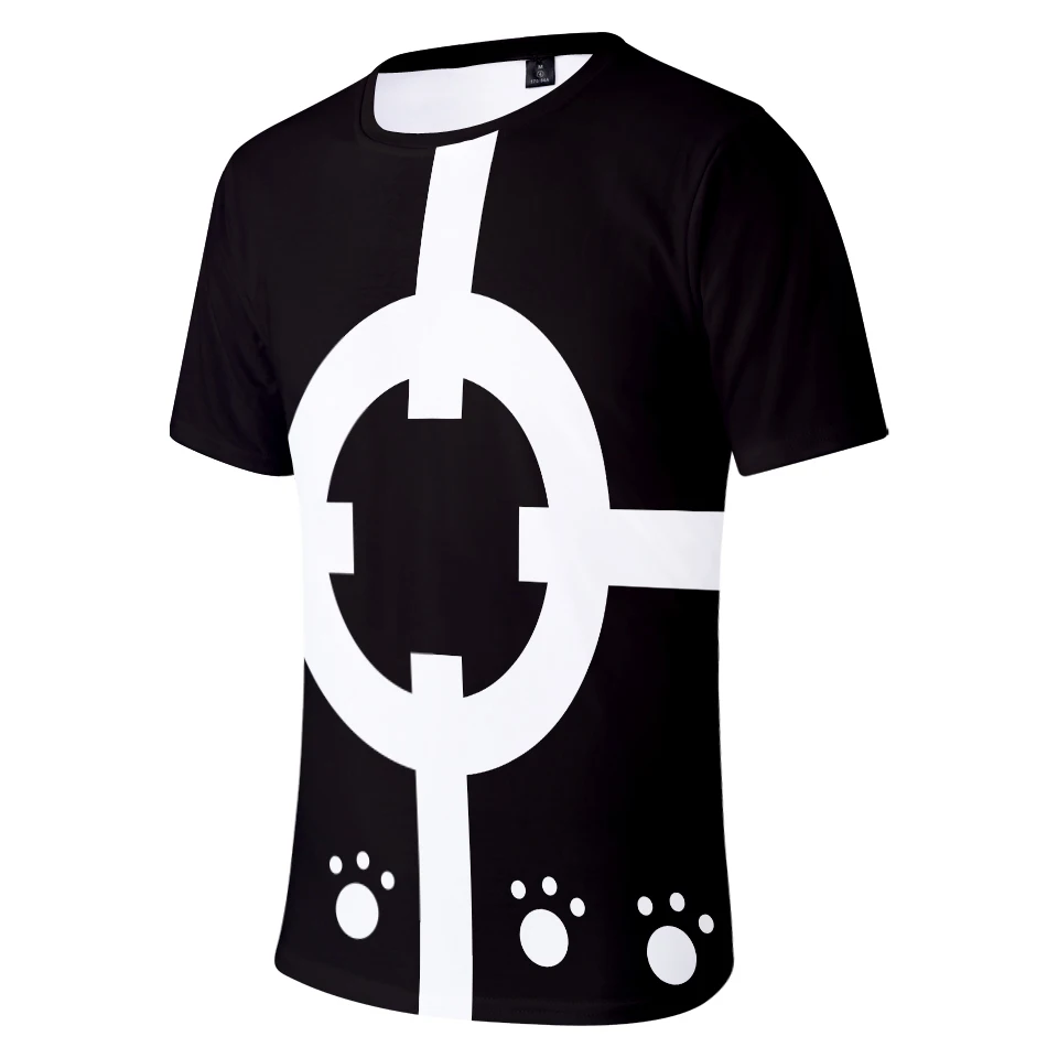 One Piece T-shirt 3D Funny Tshirt Anime Popular Summer Men Cool Short Sleeve Print Cartoon Tee | Мужская одежда