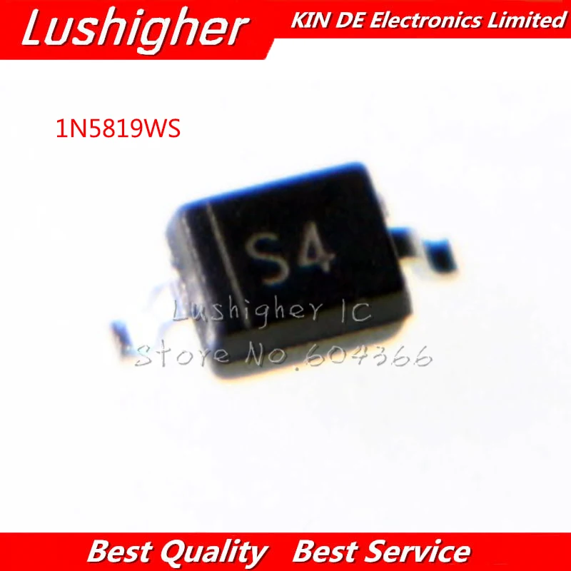100 шт. 1N5819 1N4007 1N4148 SOD123 SOD-323 1206 1N4148WS 1N5819WS B5819WS SOD323 диод поверхностного монтажа 0805 SOD-123