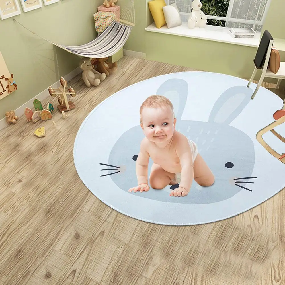 Игровой коврик Круглый кролик единорог одеяло для ползания детский игровой
