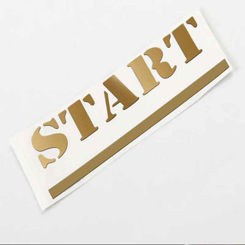 

For tesla model 3 Golden metal start Creative Sticker 2018-2019