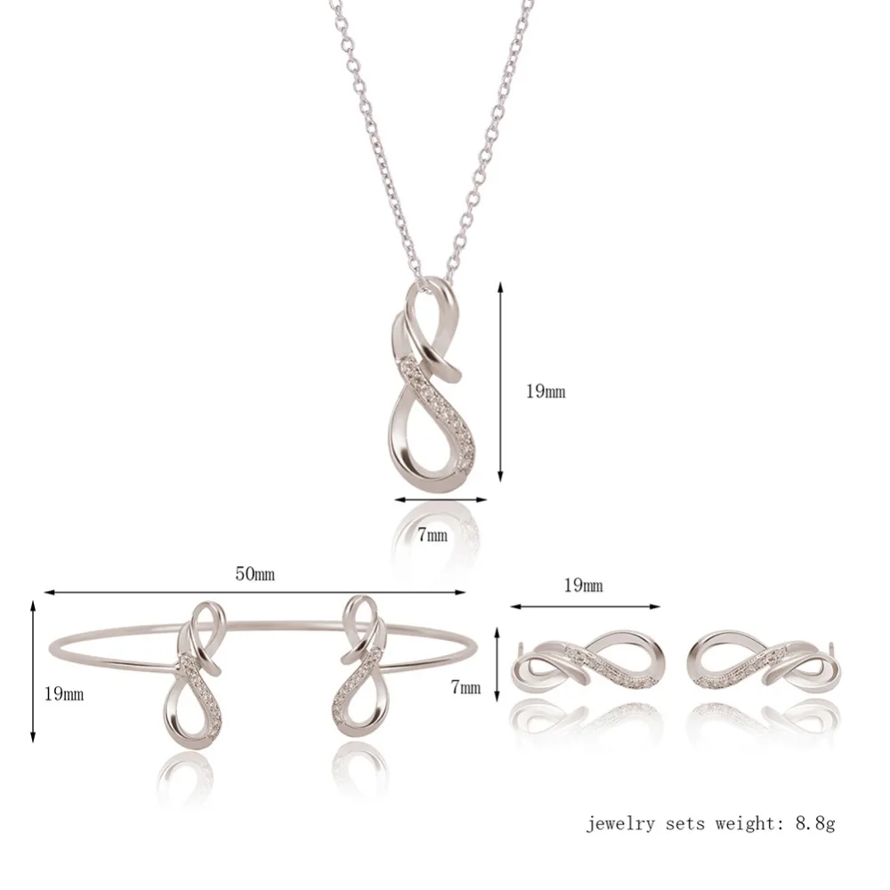 2016 Оптовая Позолоченные Комплект Ювелирных Изделий Изысканный Цифровой 8