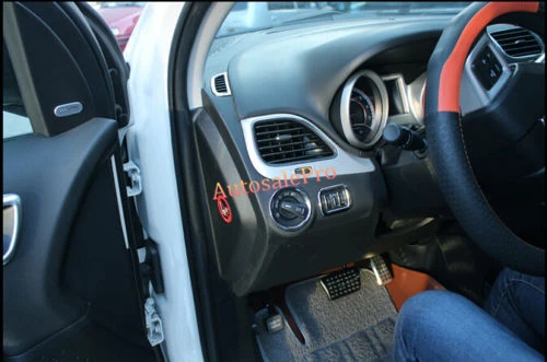 Внутренняя хромированная панель приборной панели верхняя вентиляция + кнопка