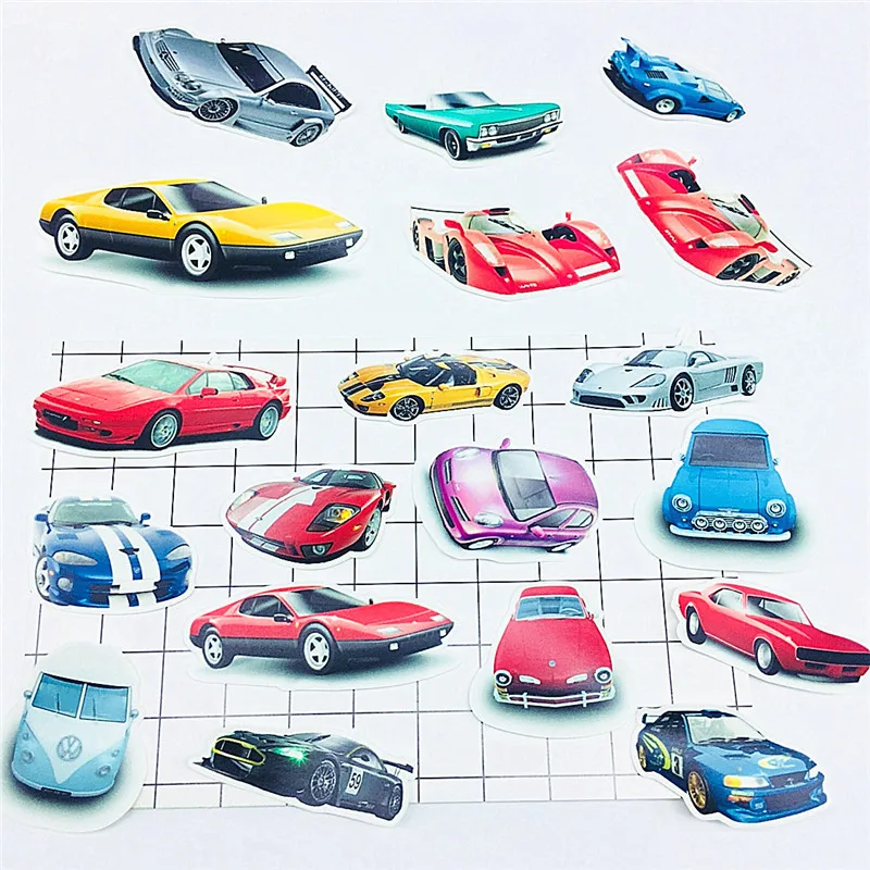 28 шт. милые популярные мини-наклейки для автомобиля наклейки поделок и