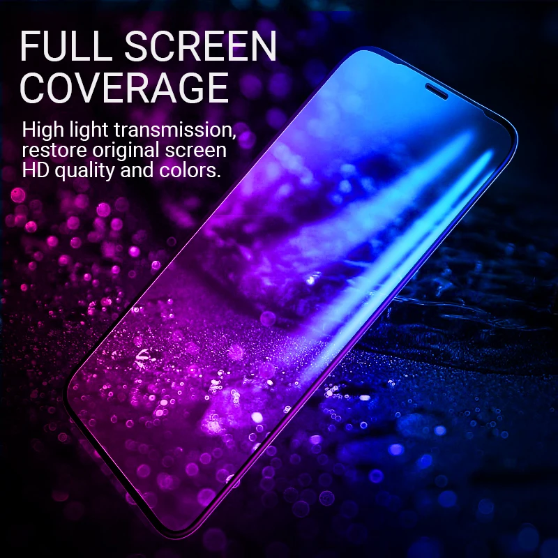 hoco закаленное стекло для iphone 11 Pro X Xr Xs max Max защитная пленка экрана на айфон защита