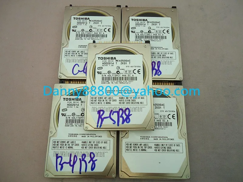 Диск TOSHI MK4050GAC диск HDD2G16 T ZH01 DC + 5 В 1.3A 40 ГБ для mercedes-benz жёсткий автомобиля