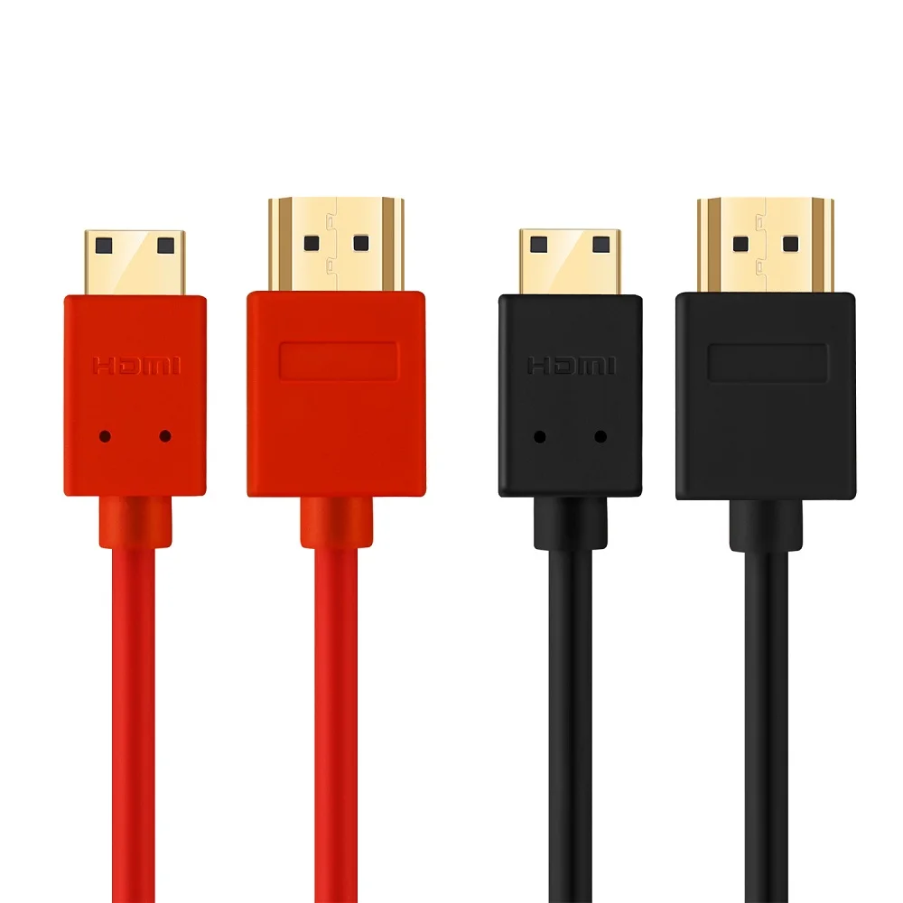 Shuliancable Ультра высокоскоростной мини HDMI к HDMI 1,4 в кабель-1 м 1,5 м 2 м 3 м 5 м(поддерживает Ethernet, 1080 P, 3D и возврат звука