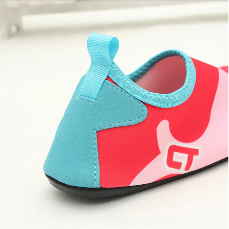 Детские пляжные дышащие шлепанцы для плавания симпатичная картонная детская