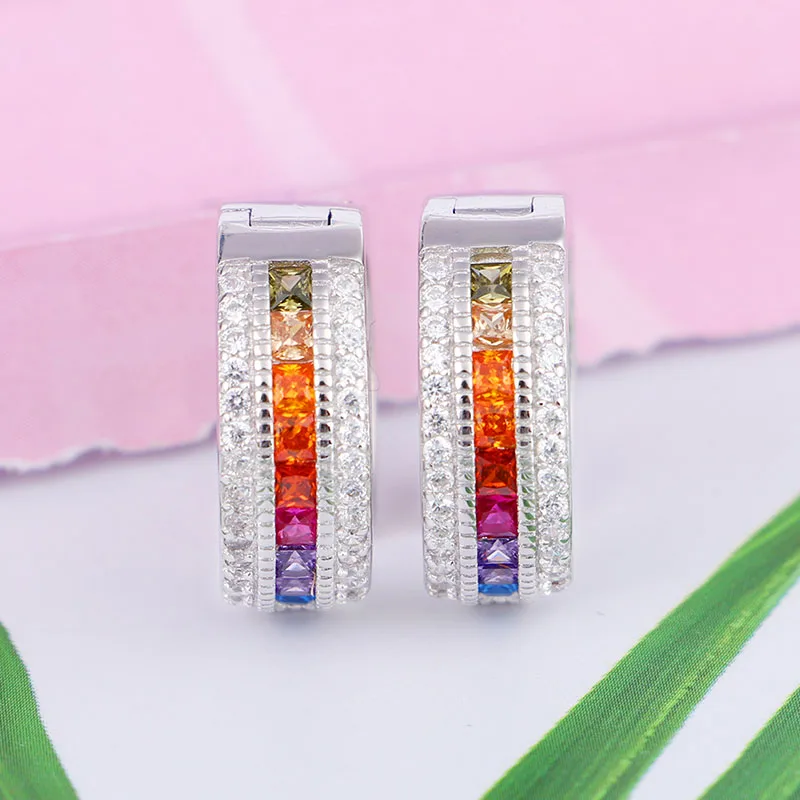 Женские серьги пусеты из стерлингового серебра S925|Серьги-гвоздики| |