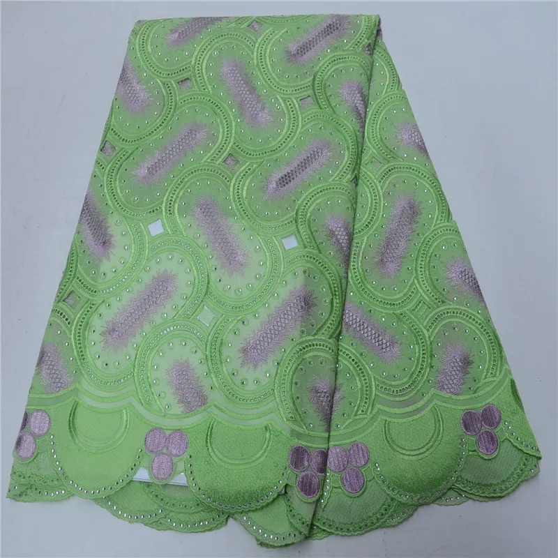 Stylish Women Party Clothing High Quality African Swiss Voile Lace In Switzerland Fabric With Stones Best Selling PSA195-2 | Дом и сад