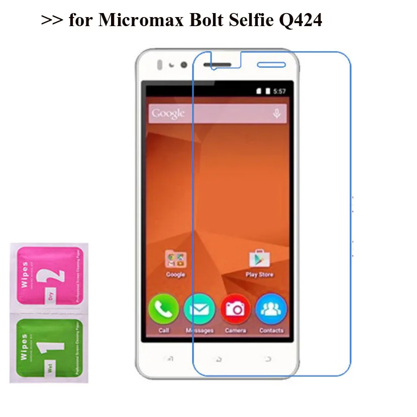 2PCS Ultra Clear Soft TPU Nano-coated Tempered Explosion proof Screen Protector Film For Micromax Bolt Selfie Q424 | Мобильные