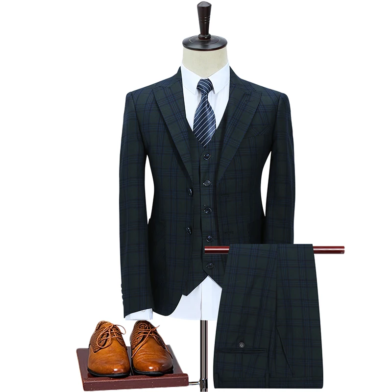 Мужской костюм тройка Loldeal Mars большой рост|wedding suit|suit costumefashion suit |