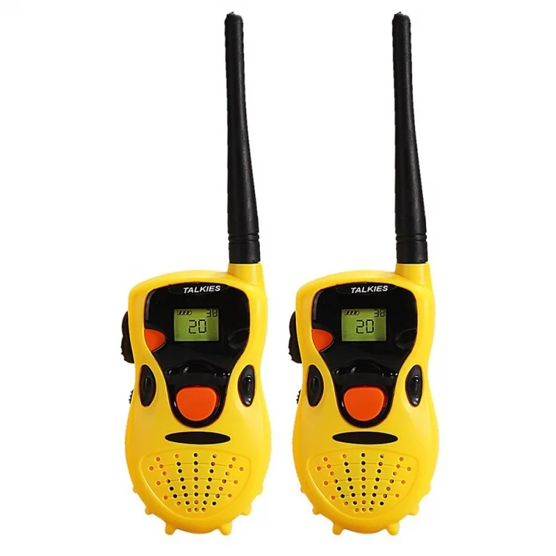 2 шт. портативная рация для детей детские игрушки обучающие игры желтый enfant радио