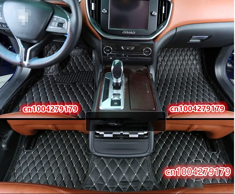 

High quality! Special car floor mats for Maserati Ghibli 2017-2014 waterproof durable carpets for Ghibli 2016,Free shipping