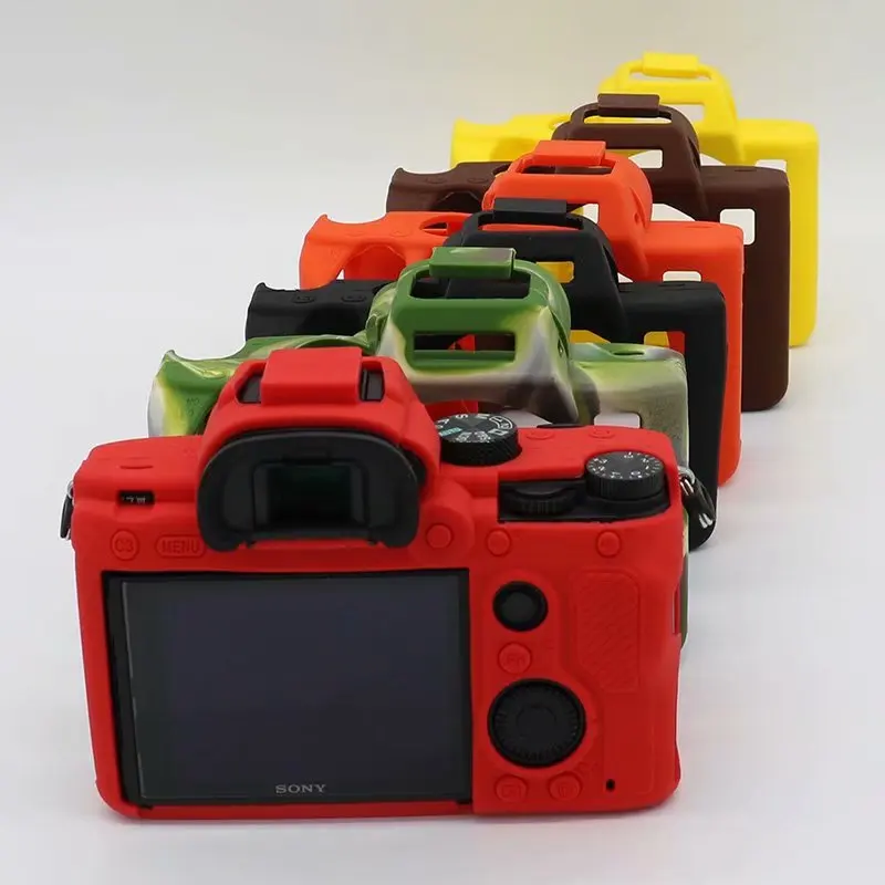 Чехол для камеры, мягкая силиконовая защитная сумка для sony ILCE-7M3 A7M3 A7III, аксессуары для камеры