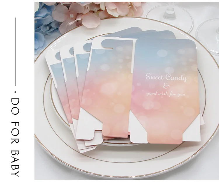 50 шт свадебные конфеты коробка сладкие и хорошее пожелание для вас бумажная