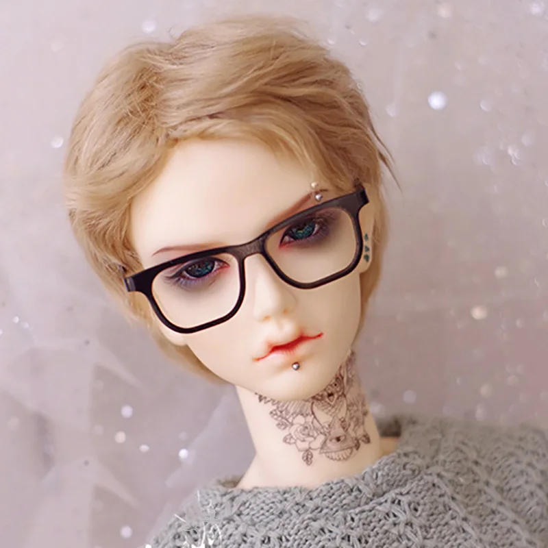Кукла Cateleya BJD с париком, мохер, короткие волосы, 1/6, 1/4, 1/3, uncle milk tea, коричневая кукла, аксессуары