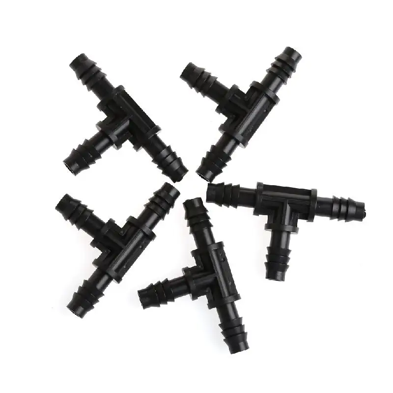 Пластиковый Т-образный шланг с зазубриной 3 канала 8 мм 5 шт. | Дом и сад