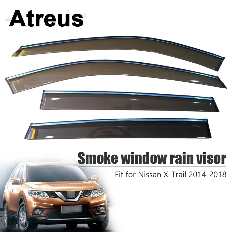 Atreus для Nissan X Trail T32 2014 2015 2016 2017 2018 автомобильные аксессуары дверь дым Окно