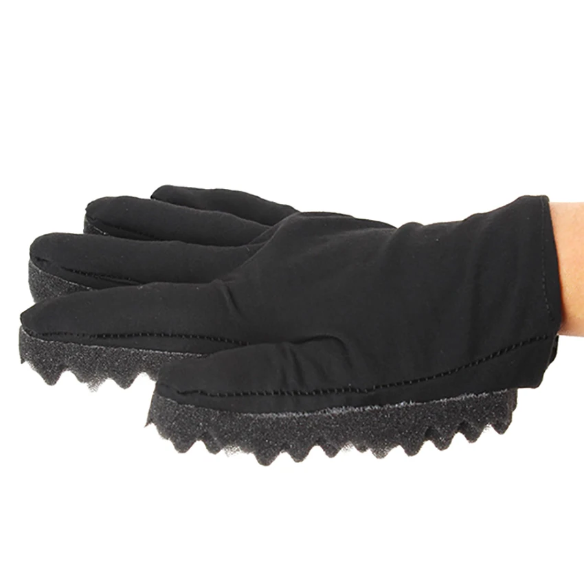 Sponge Glove Горячие африканские Волосы Стайлинг Твист Африканский гребень перчатки с губкой Парикмахерская Губка Кудри расческа-вилка салон парикмахерские инструменты - Цвет: Sponge Glove