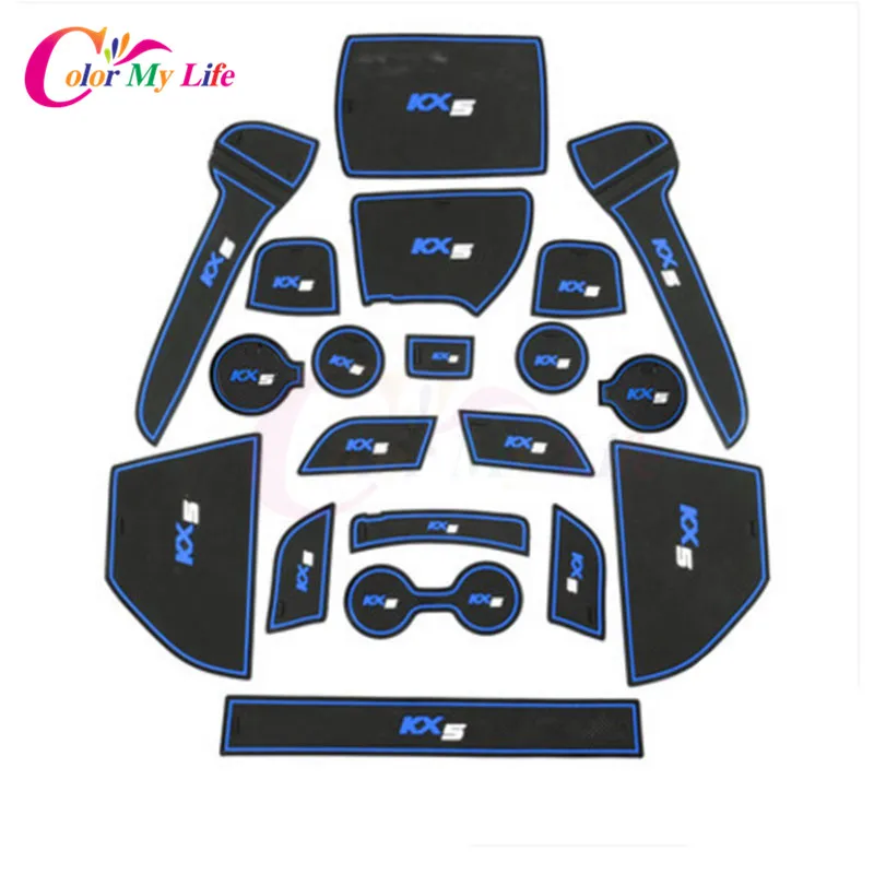 16 шт./компл. силикагель автомобильные защитные коврики Противоскользящие