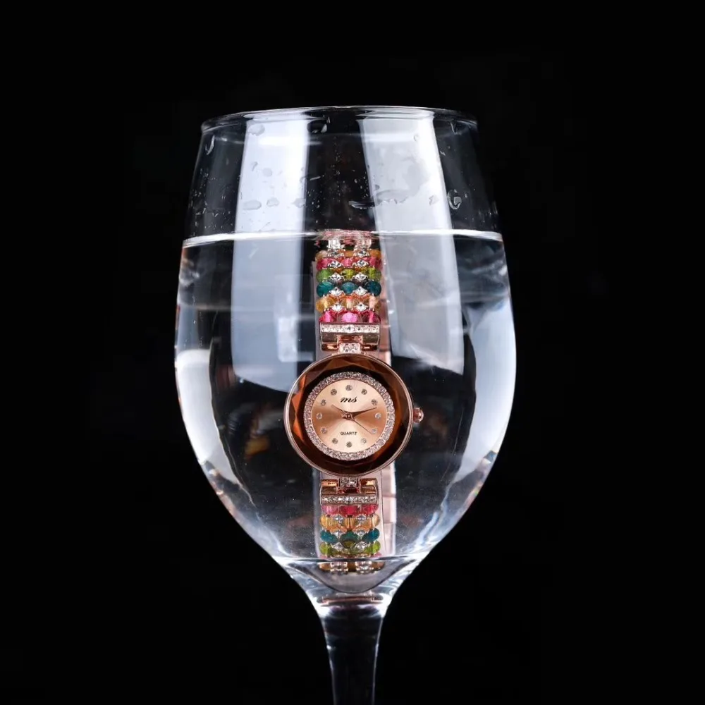 Натуральные турмалиновые энергетические каменные бусины браслет и часы 33 мм