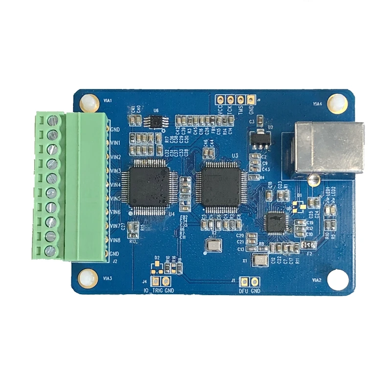 AD7606 многоканальный AD Модуль сбора данных 16 битный ADC 8 канальный Синхронизация USB