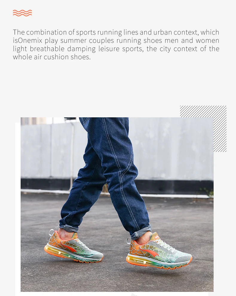 Onemix новые мужские кроссовки дышащие уличные спортивные Прогулочные кроссовки hommes спортивные chaussures de course размера плюс 35-47