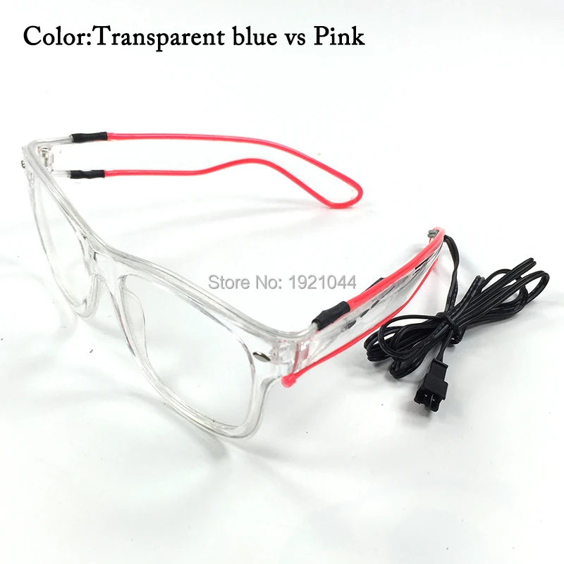 Новый дизайн Двухцветные светодиодные светящиеся прозрачные солнцезащитные