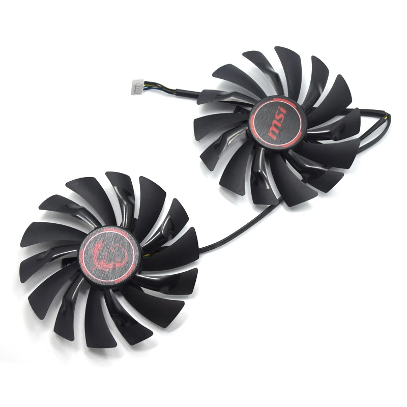 Оригинальный охлаждающий вентилятор 95 мм PLD10010B12HH PLD10010S12HH для MSI GTX 1060 1070 1080 TI RX 470 570