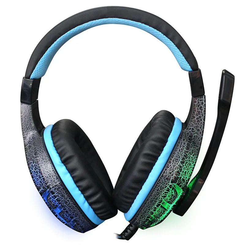 Auriculares игровая стерео свет гарнитура Регулируемые с микрофоном и объем
