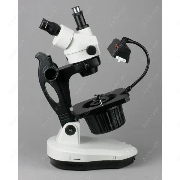 Драгоценный камень AmScope поставки 3.5X 90X Профессиональный драгоценный зум стерео